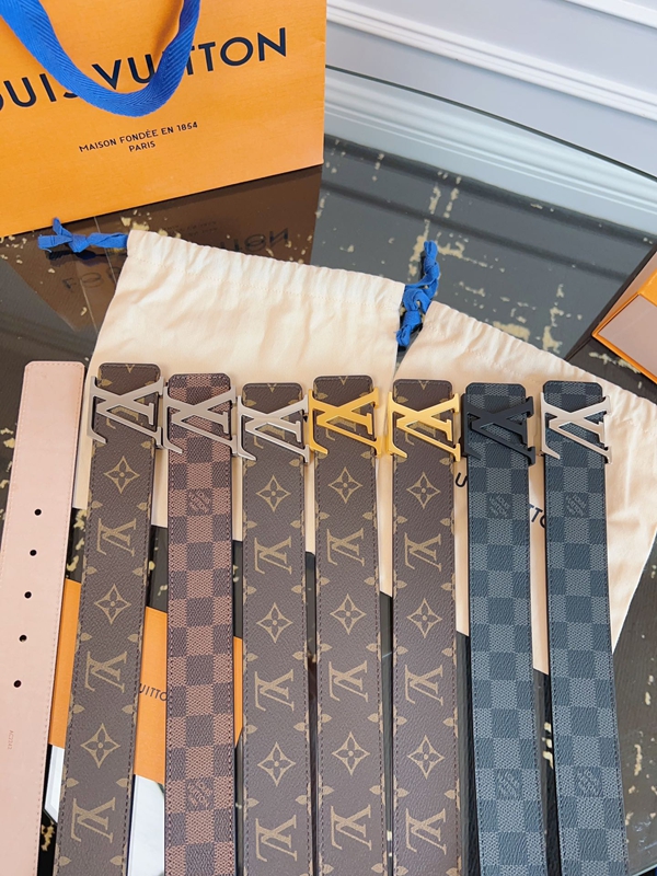 ルイヴィトンベルト角部分ディテール